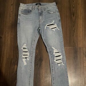 Blue forever21 men jeans